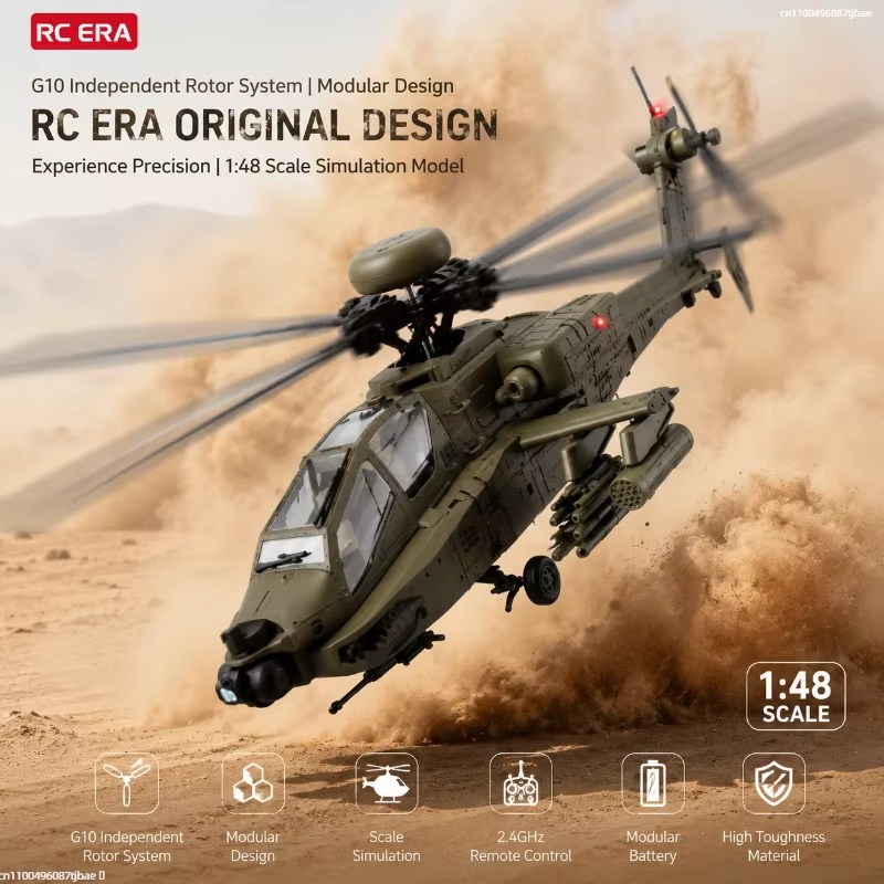 In Stock Hot RC Era AH-64D Apa - огляд і ціна Rc Helicopter Single Rotor